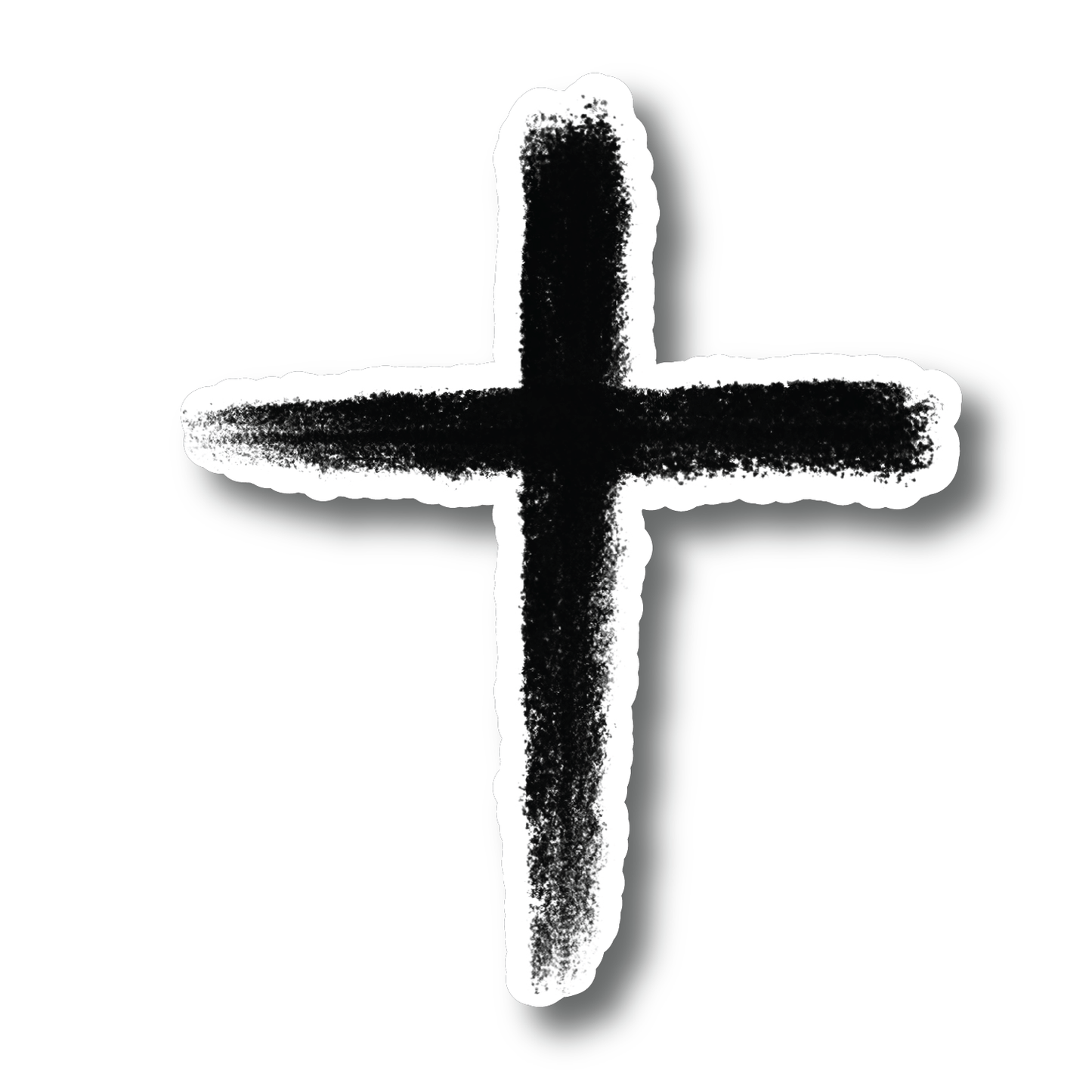 Ash Wednesday Cross Decal