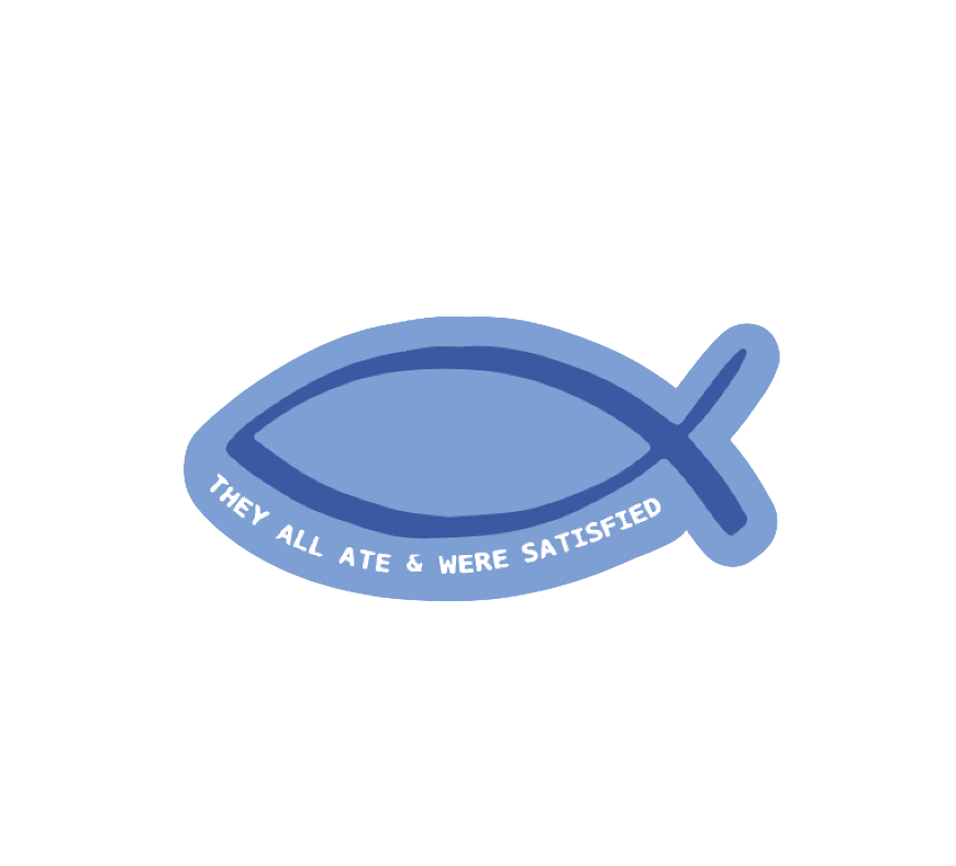 Ichthus Fish Sticker