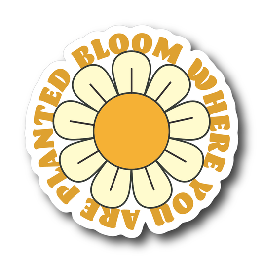 Bloom Sunflower Decal